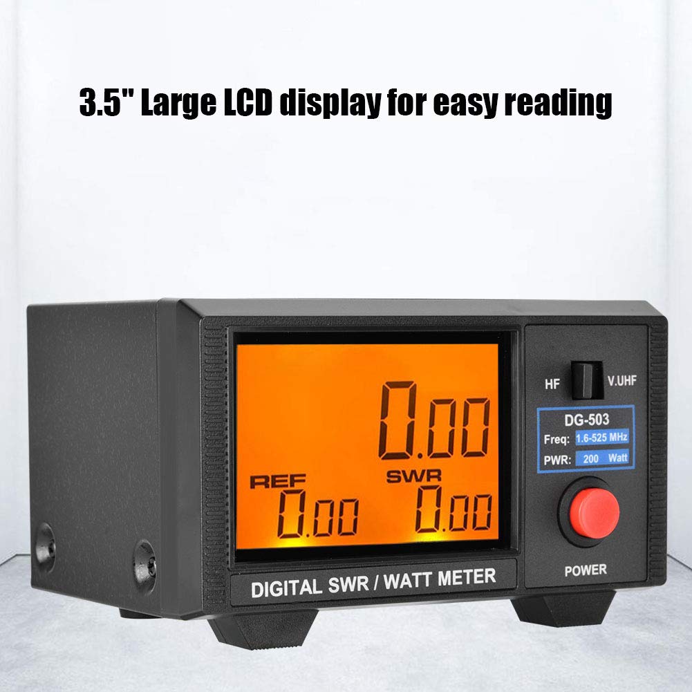 Amazon | DG-503 デジタルLCD 3.5インチ SWR/ワットメーター 1.6-60MHz